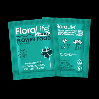 Порошковая подкормка для срезанных цветов Floralife Food Clear 300, 1шт. 5грамм