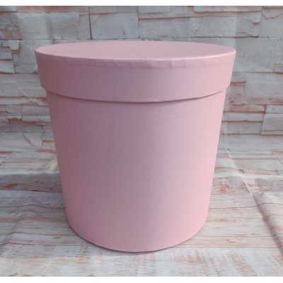 Цилиндр с крышкой 15,5х15 см, розовый