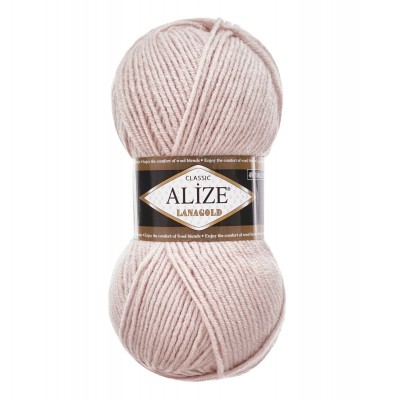Пряжа ALIZE 'Lanagold' 100гр., 240м (49% шерсть, 51% акрил) 585 камень